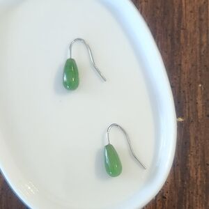 Jade Drop Earrings